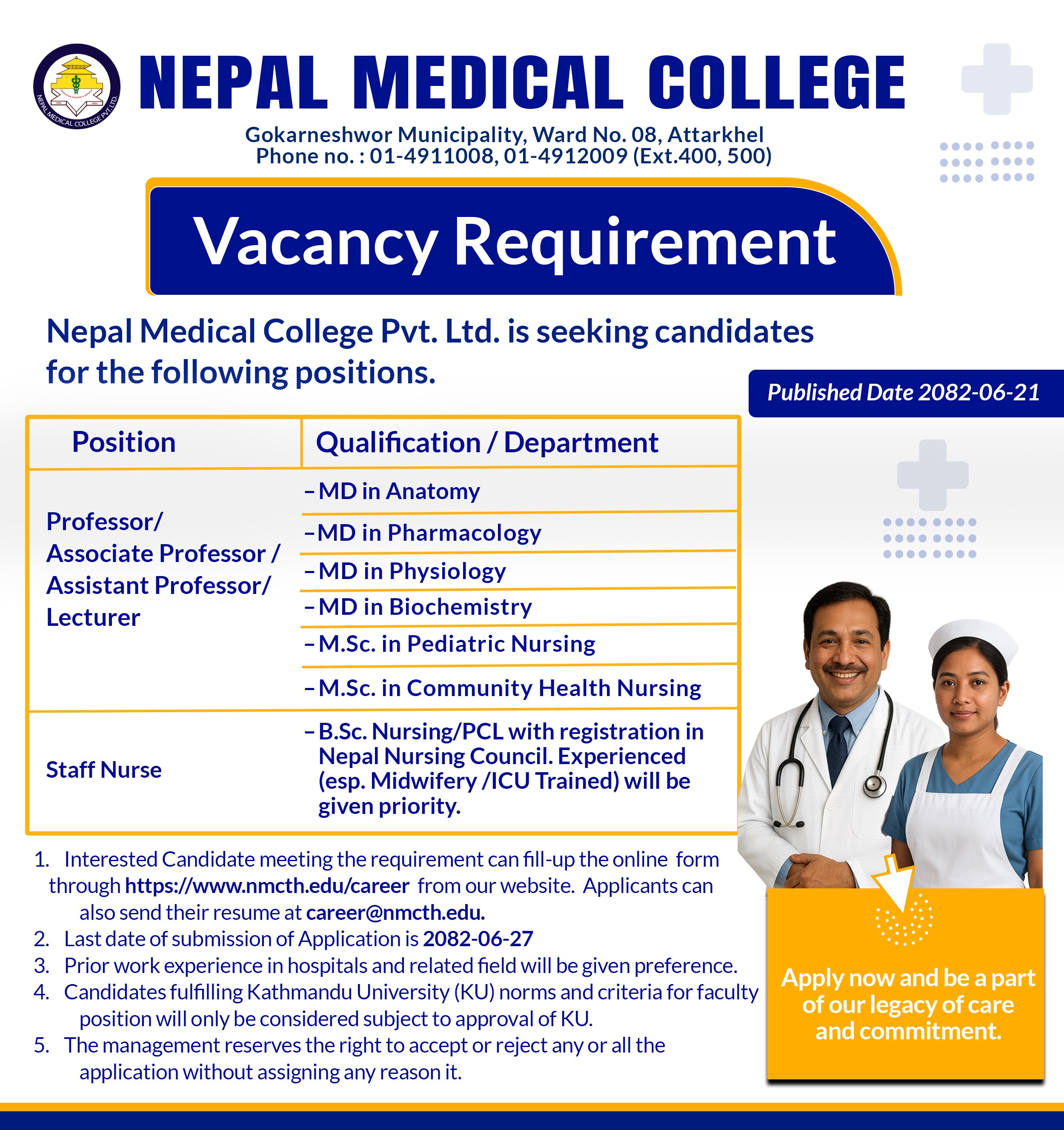 vacancy nmc final
