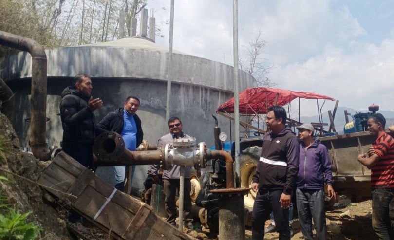 पम्पिङ खानेपानी आयोजना निरीक्षण