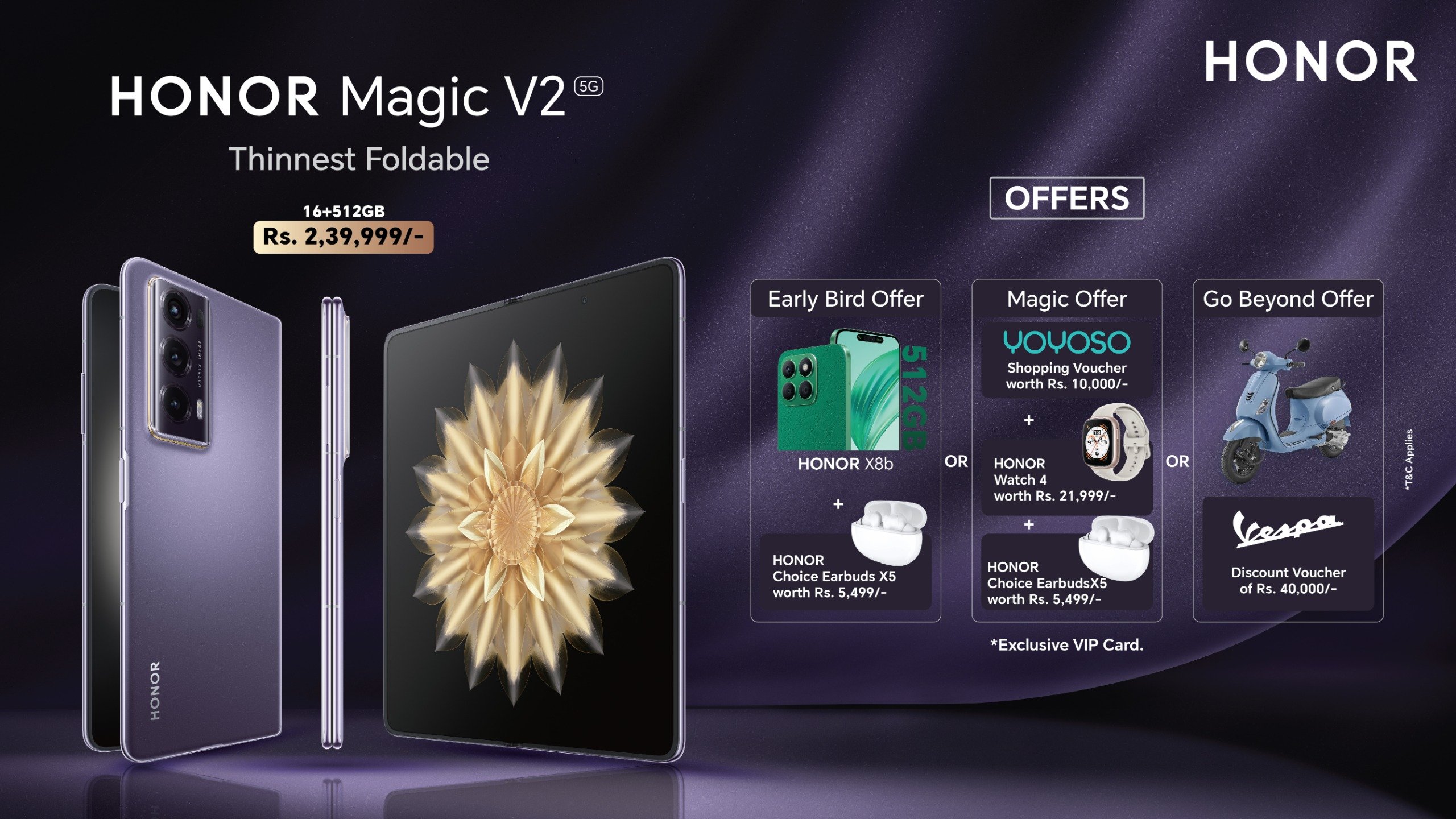 HONOR ले सबैभन्दा पातलो फोल्डेबल: HONOR Magic V2 को लन्चको साथ मनाउदै इन्नोभेसन दिवस