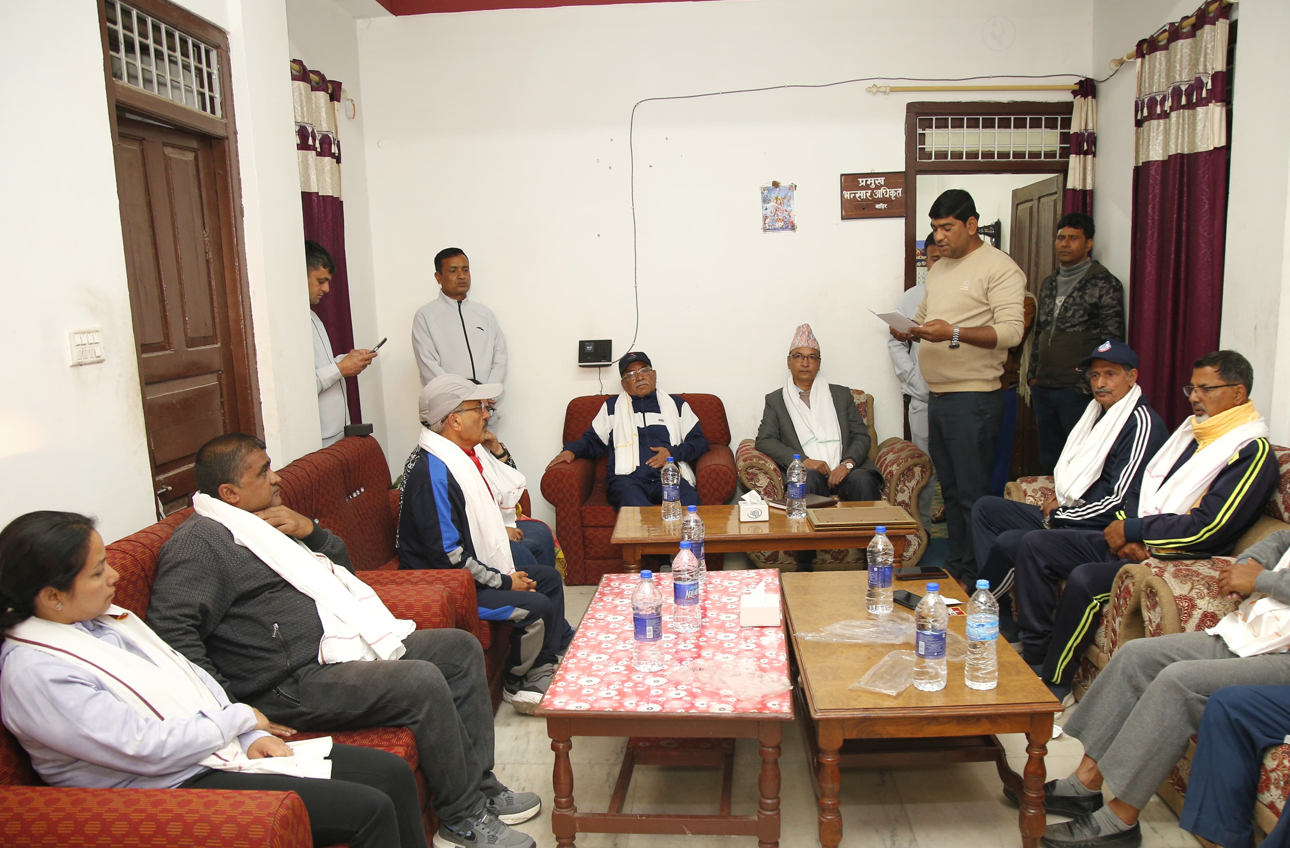 भिट्ठामोड सुख्खा बन्दरगाह निर्माणमा सहयोग गर्ने अध्यक्ष प्रचण्डको प्रतिबद्धता