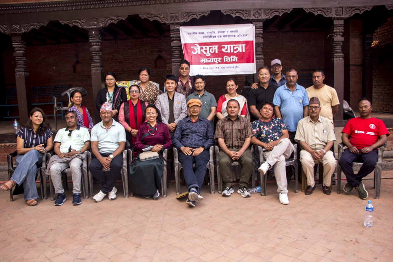 नकारात्मकता विरूद्ध ‘जेसुम यात्रा’ अभियान, ठिमीमा संस्कृति र सम्पदा सृजनामा उजागर गर्दै
