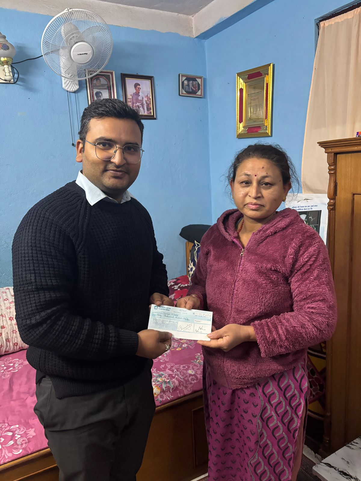 सिप्रदी अटो पार्ट्सद्वारा ‘टाटा गुरु’ सुभाष शर्माको उपचारमा आर्थिक सहयोग प्रदान