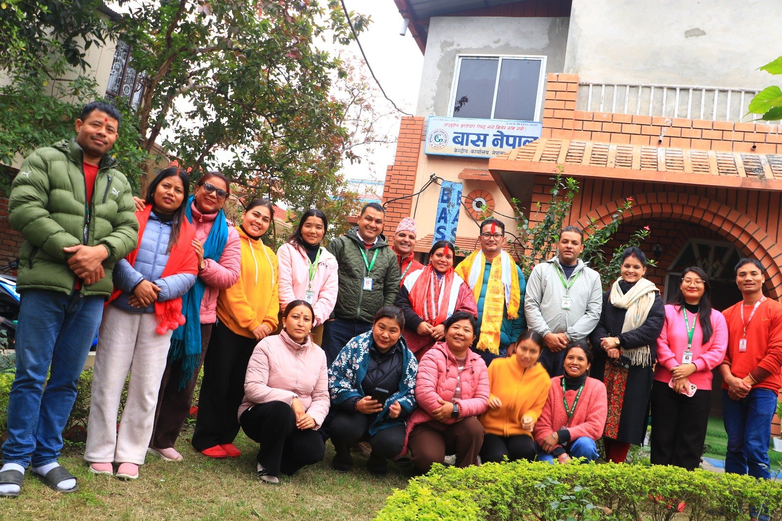 बास नेपालद्वारा दुई कर्मचारीलाई सम्मानसहित बिदाइ