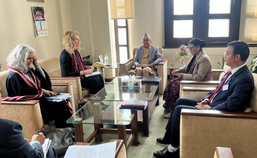प्रमुख निर्वाचन आयुक्त र United Nations Women बीच मैत्रीपूर्ण भेटघाट